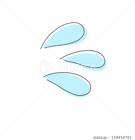 汗のイラスト 汗のイラスト 139934781