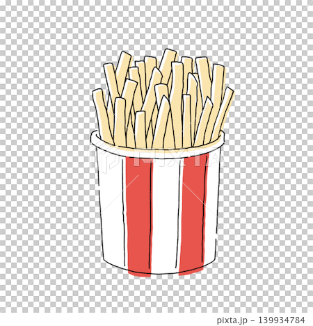 杯子裡的馬鈴薯插圖 杯子裡的馬鈴薯插圖 139934784