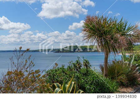 Falmouth at the coast of Cornwall in England 139934830