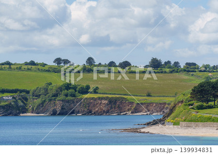 Falmouth at the coast of Cornwall in England Falmouth at the coast of Cornwall in England 139934831