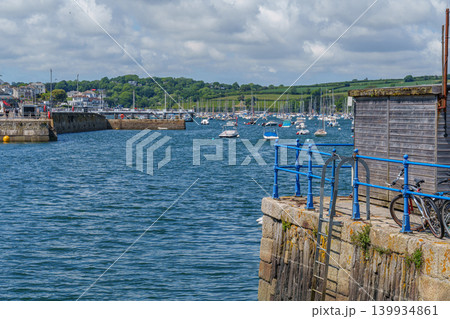 Falmouth at the coast of Cornwall in England Falmouth at the coast of Cornwall in England 139934861