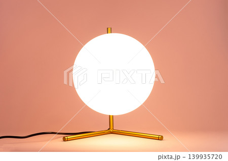 Light lamp growing in the room 139935720