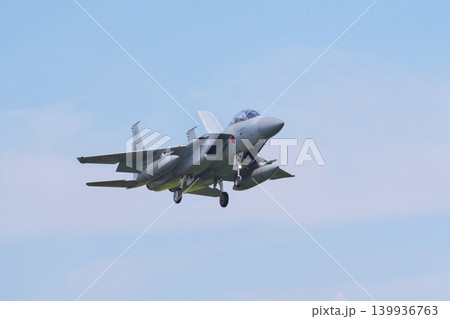 着陸態勢の第303飛行隊のF-15ⅮJ 着陸態勢の第303飛行隊のF-15ⅮJ 139936763