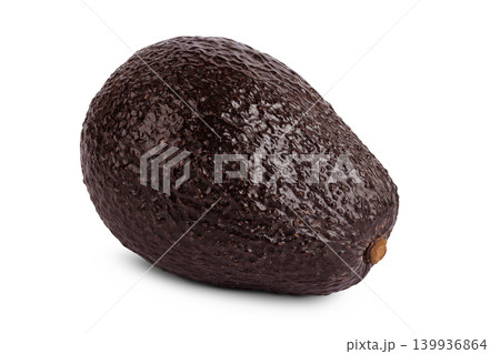 avocado isolated on white background close up avocado isolated on white background close up 139936864