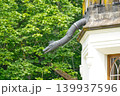 Dessau, Germany  05.24.2026Snake shaped historical metal rain gutter 139937596