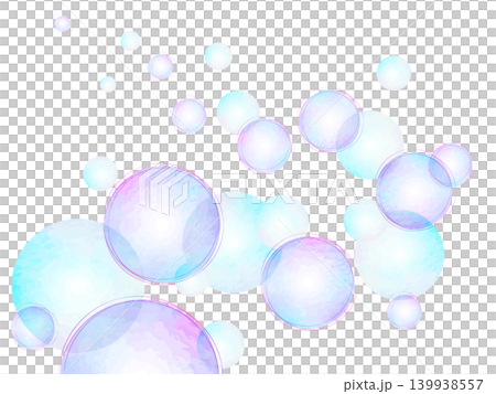カラフルな球体の背景イラスト カラフルな球体の背景イラスト 139938557
