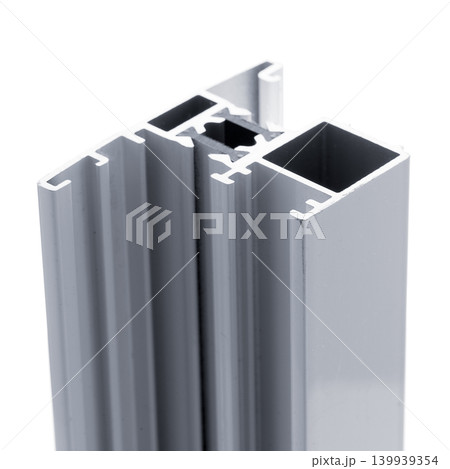 Aluminium profile sample 139939354