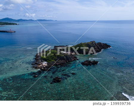 伊是名島空撮 139939736
