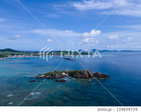 伊是名島空撮 139939739