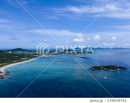 伊是名島空撮 139939742