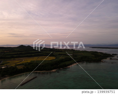 伊是名島空撮 伊是名島空撮 139939751