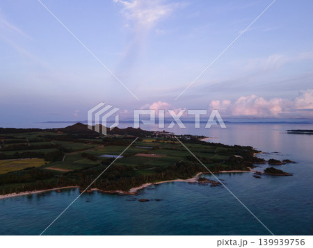 伊是名島空撮 139939756