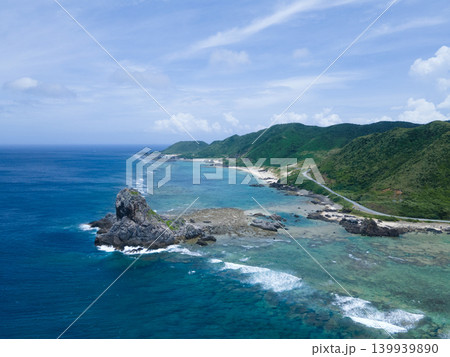 伊平屋島空撮 139939890