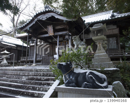 雪の中言神社 139940168