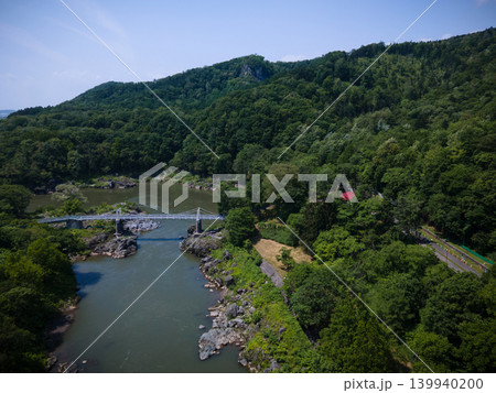 神居古潭 空撮 神居古潭 空撮 139940200