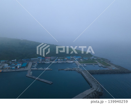 天売島空撮　北海道 139940259