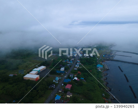 天売島空撮 北海道 天売島空撮 北海道 139940265