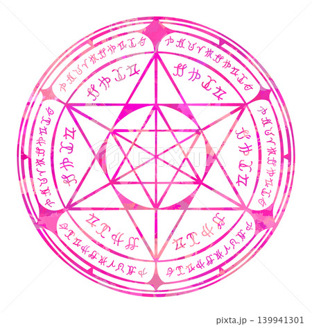 魔法陣（ピンク） 139941301