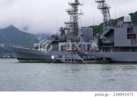 遊覧船から見えた。海上自衛隊退役艦とえい船 139941473