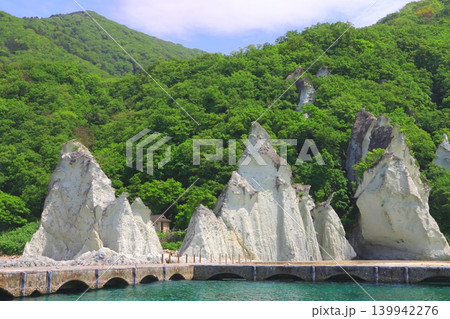仏ヶ浦(仏ヶ浦遊覧船より・青森県佐井村) 仏ヶ浦(仏ヶ浦遊覧船より・青森県佐井村) 139942276