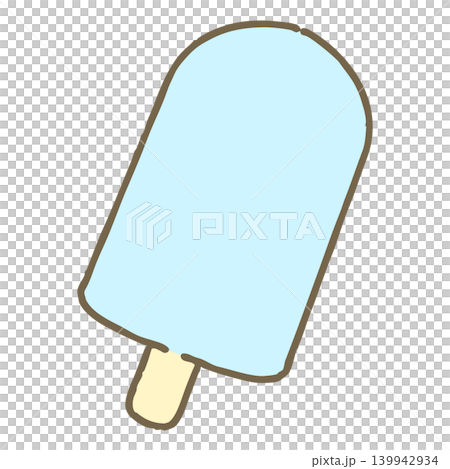 Cute summer simple motif icon, ice bar 139942934