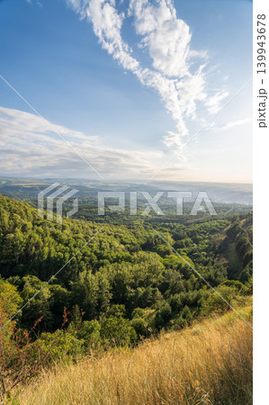 Summer Mountains Landscape with Green forest. 139943678