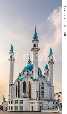 Kul Sharif mosque in Kazan Kremlin, Tatarstan, Russia. It is tourist attraction of Kazan. Kul Sharif mosque in Kazan Kremlin, Tatarstan, Russia. It is tourist attraction of Kazan. 139943751