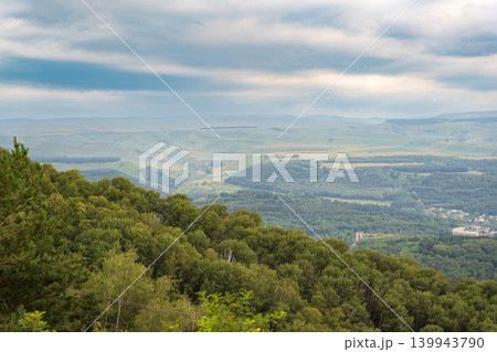 Summer Mountains Landscape with Green forest. 139943790