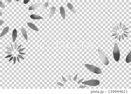 A simple black flower illustration A simple black flower illustration 139944621