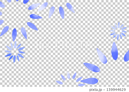 A simple illustration of a light blue flower. A simple illustration of a light blue flower. 139944629