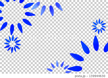 A simple blue flower illustration 139944630
