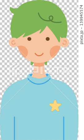 A boy with green hair A boy with green hair 139945574
