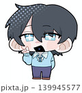 かわいい男の子学生(キラキラ目) 139945577