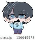 かわいい男の子学生(グルグル目) 139945578