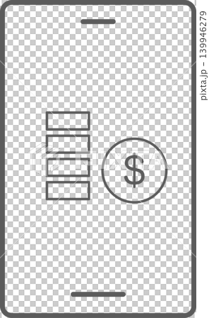 Smartphone screen icon: Money, Dollars Smartphone screen icon: Money, Dollars 139946279