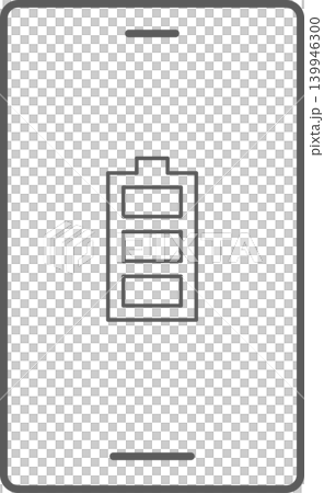 スマホ画面アイコン バッテリー スマホ画面アイコン バッテリー 139946300