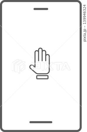 スマホ画面アイコン タッチ スマホ画面アイコン タッチ 139946324