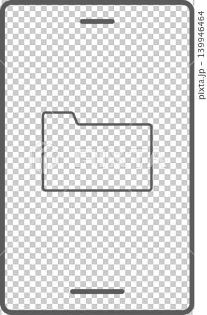 Smartphone screen icon: File Smartphone screen icon: File 139946464