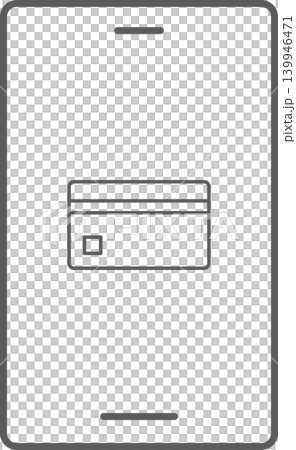 スマホ画面アイコン クレジットカード スマホ画面アイコン クレジットカード 139946471