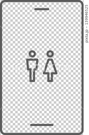 Smartphone screen icon: Restroom Smartphone screen icon: Restroom 139946525