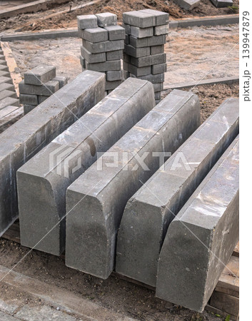 Unfinished Construction Paving Project Unfinished Construction Paving Project 139947879