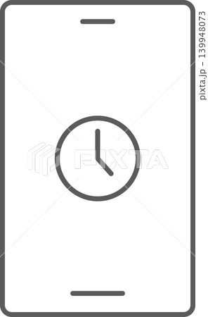 スマホ画面アイコン 時計 スマホ画面アイコン 時計 139948073