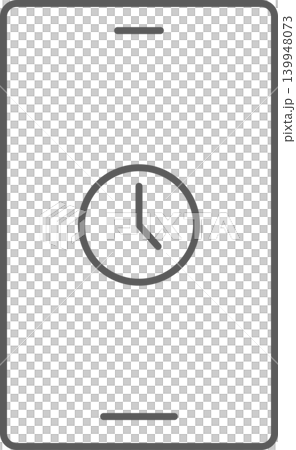 スマホ画面アイコン 時計 スマホ画面アイコン 時計 139948073
