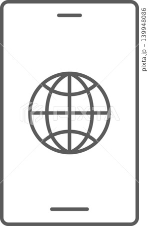 スマホ画面アイコン ネットワーク スマホ画面アイコン ネットワーク 139948086