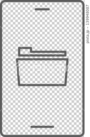 Smartphone screen icon: File Smartphone screen icon: File 139948087
