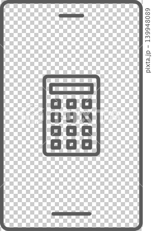 Smartphone screen icon: Calculator Smartphone screen icon: Calculator 139948089