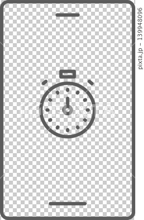智慧型手機螢幕圖示:秒錶 智慧型手機螢幕圖示:秒錶 139948096