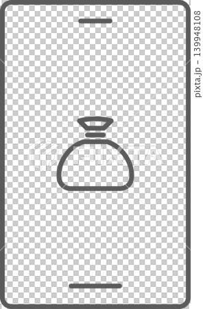 智慧型手機螢幕圖示:包 智慧型手機螢幕圖示:包 139948108
