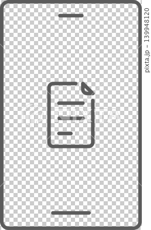 智慧型手機螢幕圖示:記事本 智慧型手機螢幕圖示:記事本 139948120