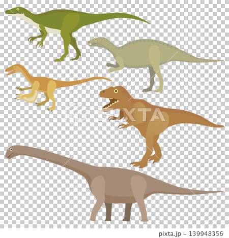 恐竜のベクターイラストバリエーション 139948356